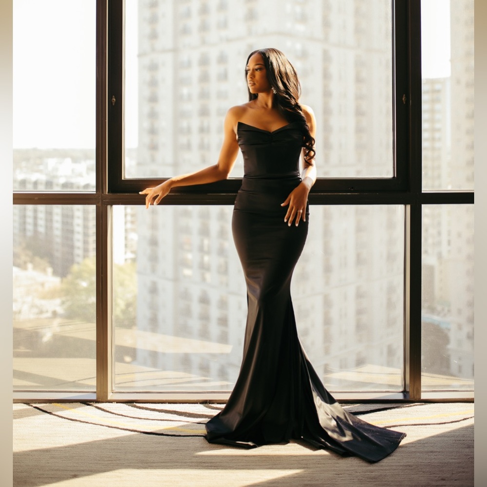 Strapless Mermaid Gown